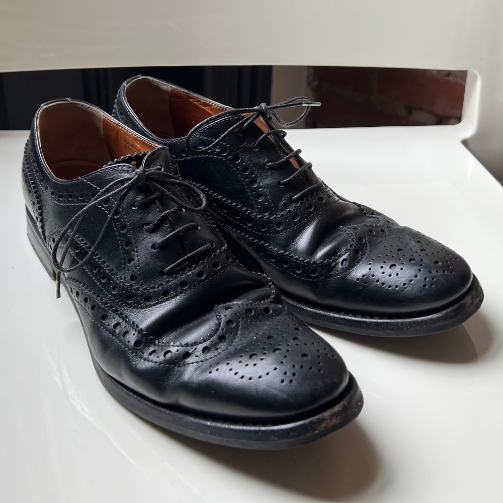 Church's - Size 9, Black Leather, Brogues